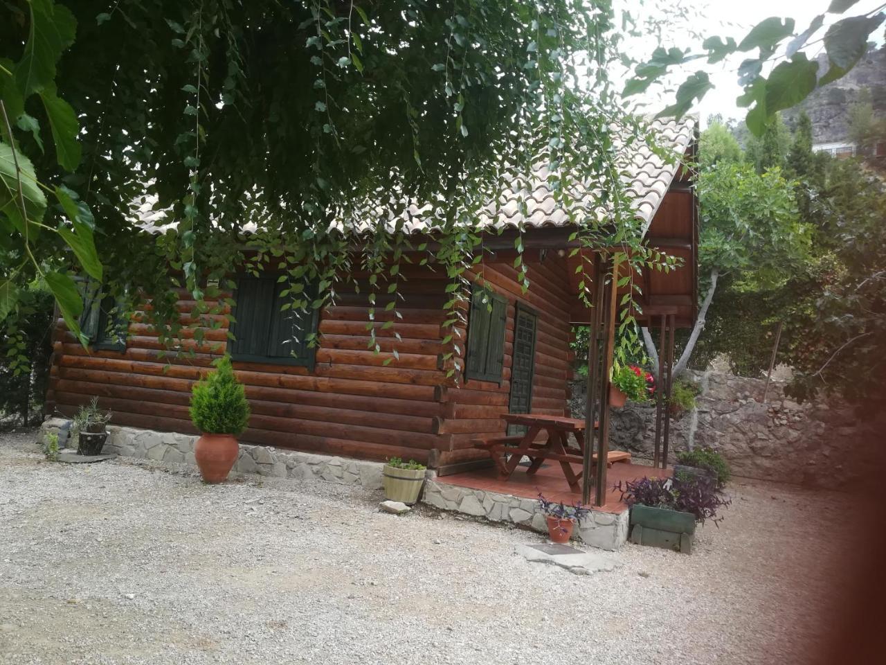 Cabana De Madera La Encina 布伦切尔 外观 照片