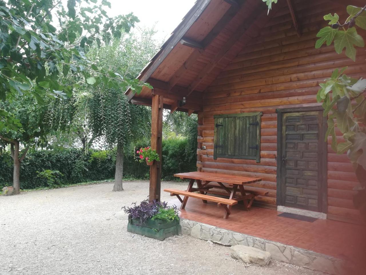 Cabana De Madera La Encina 布伦切尔 外观 照片